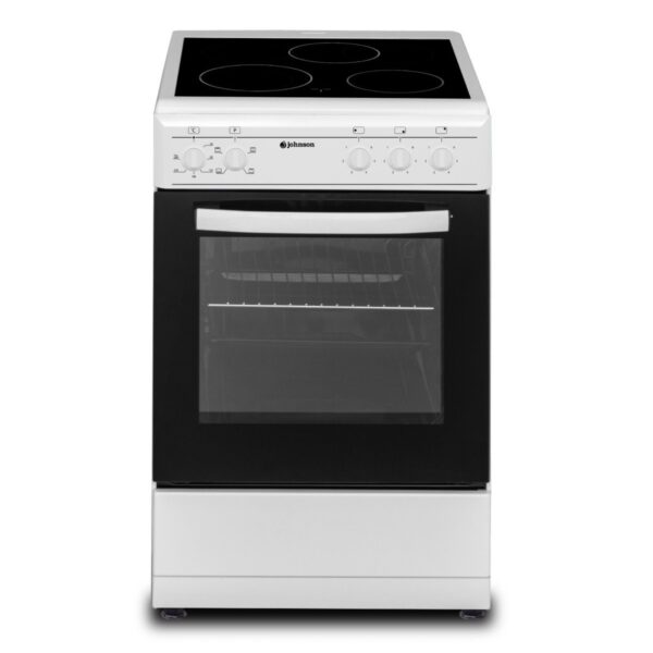 Johnson Electric Cooker Ceramic Hob COCI50VICA White 50cm (W) 3 Zones