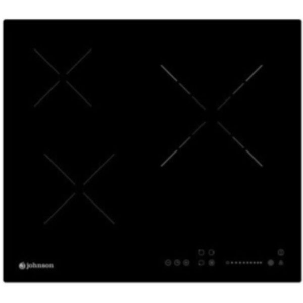 Johnson JVICA3302 Ceramic Hob 3 Zones 60cm
