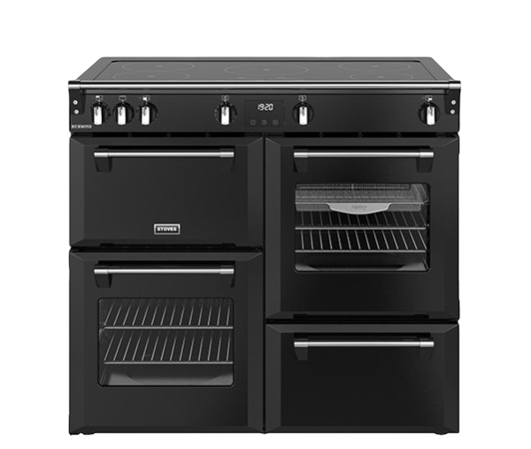 Stoves Richmond 100Ei TCH Range Black, Cream & Anthracite 5 Zones Induction