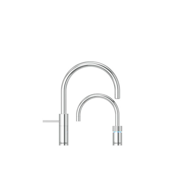 Quooker Nordic Twin Tap Round Chrome KNRCHRTT