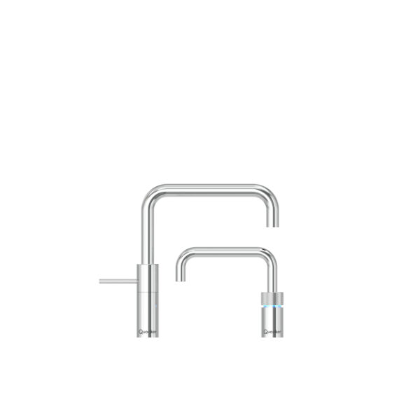 Quooker Nordic Twin Tap Square Chrome KNSCHRTT