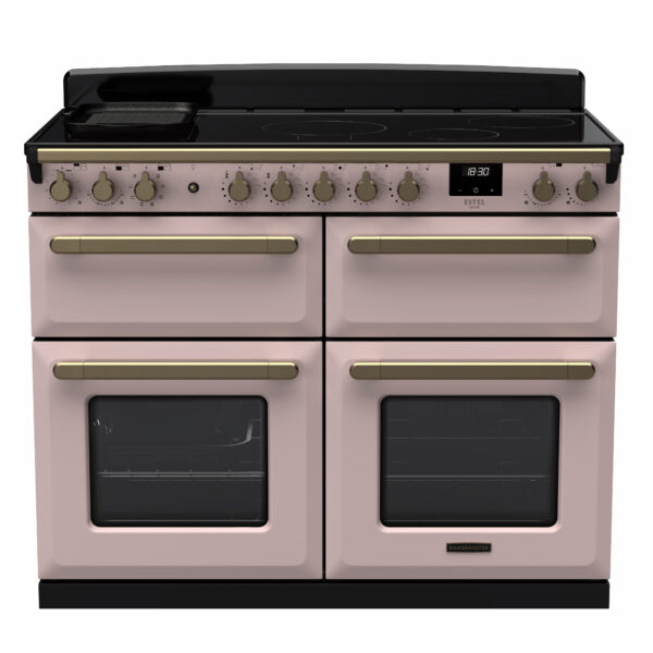 Rangemaster Estel Deluxe Induction Various Sizes & Colours with Chrome & Antique Brass Trim