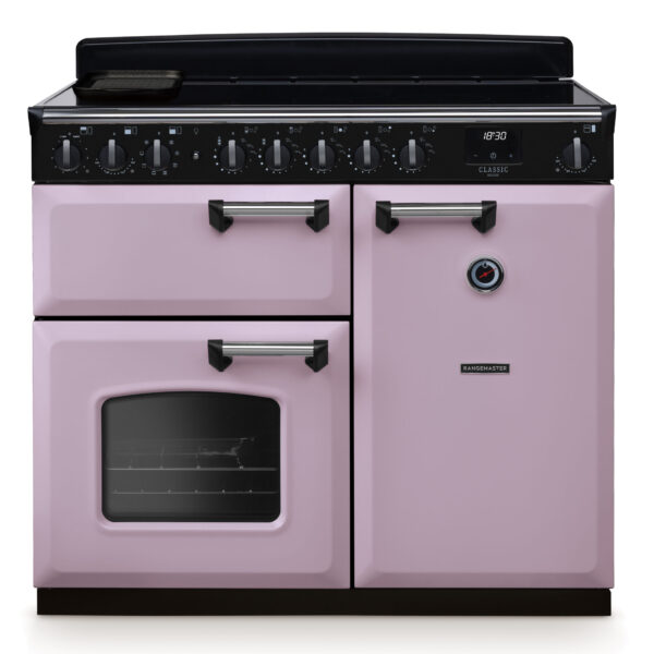 Rangemaster Classic Deluxe 100 Induction Various Colours with Chrome Trim