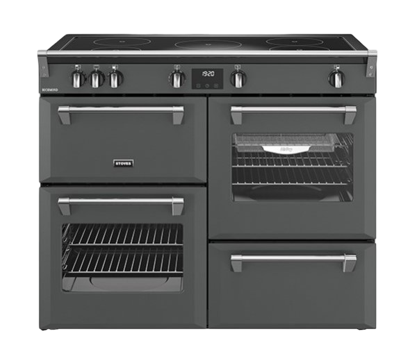 Stoves Richmond 110Ei TCH Range Anthracite, Black & Cream 5 Zones Induction
